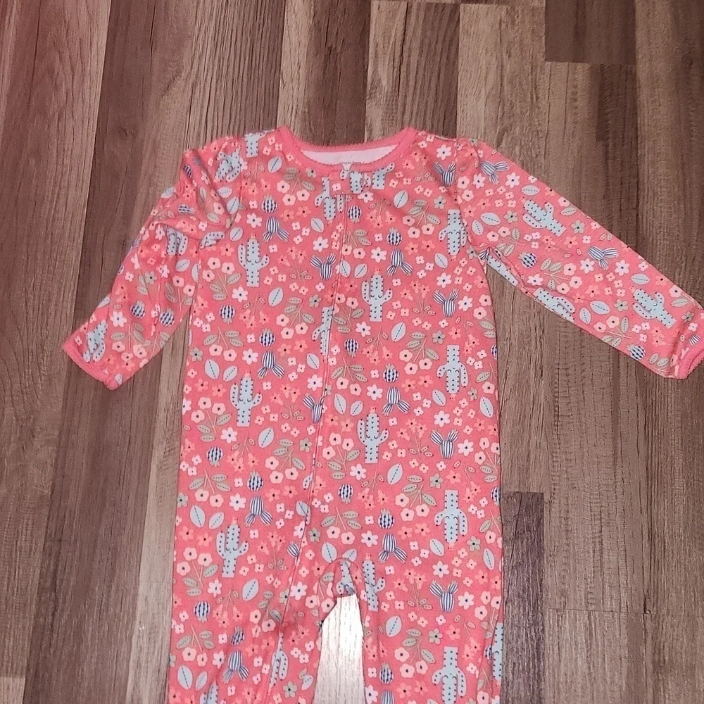 Carter's Cactus & Floral Footie Pajamas Size 3T